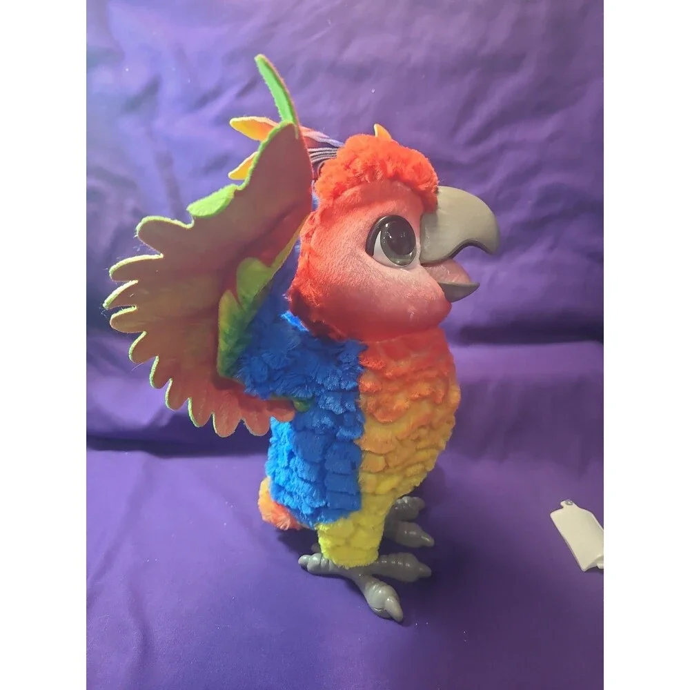 FurReal Rock-A-Too SHOW BIRD INTERACTIVE PARROT by HASBRO Talks Dances